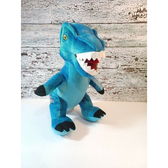 Jurassic World Park Blue Trex Dinosaur Small Plush Stuffed Animal Toy - Picture 2 of 5